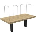 RAPID INFINITY DESK MOUNTED SHELF 600 X 300 X 450MM NATURAL OAK