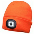 BEANIE PORTWEST B029 BEANIE LED HEAD LIGHT ORANGE