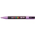 POSCA PAINT MARKER PC3M UNIBALL FINE BULLET TIP NO P11 13MM LAVENDER