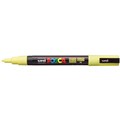 POSCA PAINT MARKER PC3M UNIBALL FINE BULLET TIP NO P2 13MM SUNSHINE YELLOW