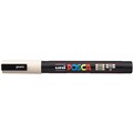 POSCA PAINT MARKER PC3M UNIBALL FINE BULLET TIP NO 45 13MM BEIGE