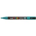 POSCA PAINT MARKER PC3M UNIBALL FINE BULLET TIP NO 31 13MM EMERALD GREEN