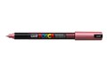 POSCA PAINT MARKER PC1MR UNIBALL ULTRA FINE PIN TYPE TIP NO M15 07MM METALLIC RED