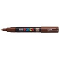 POSCA PAINT MARKER PC1M UNIBALL EXTRA FINE BULLET TIP NO 21 07MM BROWN