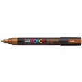 POSCA PAINT MARKER PC5M UNIBALL MEDIUM BULLET TIP NO 42 25MM BRONZE