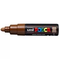 POSCA PAINT MARKER PC7M UNIBALL MEDIUM BULLET TIP NO 21 55MM BROWN