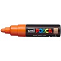 POSCA PAINT MARKER PC7M UNIBALL MEDIUM BULLET TIP NO 4 55MM ORANGE