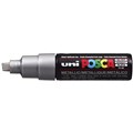 POSCA PAINT MARKER PC8K UNIBALL BROAD CHISEL TIP NO 26 8MM SILVER