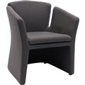 RAPIDLINE CLOVER TUB CHAIR 795 X 680 X 550MM CHARCOAL