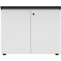 CUPBOARD CABINET RAPID INFINITY DELUXE 2 SWING DOOR 900 X 600 X 730MM NATURAL WHITE BLACK RIGID EDGING