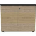 CUPBOARD CABINET RAPID INFINITY DELUXE 2 SWING DOOR 900 X 600 X 730MM NATURAL OAK BLACK RIGID EDGING