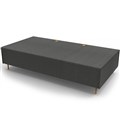 LOUNGE SEAT RAPIDLINE FLEXI TRIPLE SEATING MODULE 1830 X 940 X 430MM CHARCOAL ASH