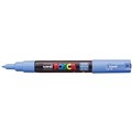 POSCA PAINT MARKER PC1M UNIBALL EXTRA FINE BULLET TIP NO 48 07MM SKY BLUE