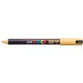 POSCA PAINT MARKER PC1MR UNIBALL ULTRA FINE PIN TYPE TIP NO P4 07MM APRICOT