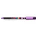 POSCA PAINT MARKER PC1MR UNIBALL ULTRA FINE PIN TYPE TIP NO P11 07MM LAVENDER