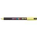 POSCA PAINT MARKER PC1MR UNIBALL ULTRA FINE PIN TYPE TIP NO P2 07MM SUNSHINE YELLOW