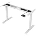 RAPIDLINE BOOST HEIGHT ADJUSTABLE WORKSTATION FRAME ONLY WHITE