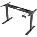 RAPIDLINE BOOST HEIGHT ADJUSTABLE WORKSTATION FRAME ONLY BLACK