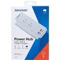 POWERBOARD POWER HUB JACKSON SURGE PROTECTED 2 OUTLET WITH USB OUTLETS
