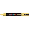 POSCA PAINT MARKER PC5M UNIBALL MEDIUM BULLET TIP NO 73 25MM STRAW YELLOW