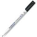 WHITEBOARD MARKER STAEDTLER 301 LUMOCOLOR DRYSAFE 10MM BULLET BLACK