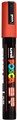 POSCA PAINT MARKER PC5M UNIBALL MEDIUM BULLET TIP NO 56 25MM METALLIC PRUBY RED