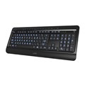 KEYBOARD LARGE PRINT 3C AZIO KB505U VISION WIRED BLACK
