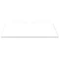 DELUXE RAPID INFINITY SCALLOPED DESK TOP ONLY 1200 X 750 NATURAL WHITE