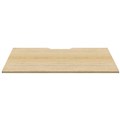 DELUXE RAPID INFINITY SCALLOPED TOP ONLY 1500 X 750 NATURAL OAK