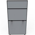 DIVIDER PARTITION SCREEN RAPIDLINE SHUSH30 1500 X 750MM GREY