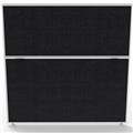 DIVIDER PARTITION SCREEN RAPIDLINE SHUSH30 1200H X 1200MMW BLACKWHITE
