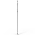 DIVIDER PARTITION SCREEN RAPIDLINE SHUSH30 SCREEN JOINING POLE 1500MM WHITE