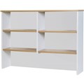 OXLEY HUTCH 1500 X 315 X 1075MM OAK  WHITE