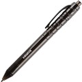 PEN INITIATIVE ECOWISE RECYCLED RETRACTABLE BALLPOINT PEN 10MM BLACK 12PK