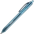 PEN INITIATIVE ECOWISE RECYCLED RETRACTABLE BALLPOINT PEN 10MM BLUE 12PK