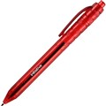PEN INITIATIVE ECOWISE RECYCLED RETRACTABLE BALLPOINT PEN 10MM RED 12PK