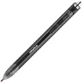 INITIATIVE GEL INK RETRACTABLE BALLPOINT PEN 07MM BLACK EACH1 PACK12
