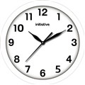 CLOCK WALL INITIATIVE 300MM WHITE