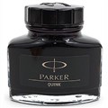 PARKER QUINK 1950375 FOUNTAIN PEN INK PERMANENT 57ML BOTTLE BLACK