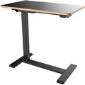 DESK MOBILE SIT  STAND MALMO ELECTRIC 700 X 400MM BLACK BASE BLACK TOP