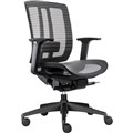 CHAIR RAPIDLINE OASIS MEDIUM MESH BACK ARMS BLACK