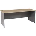 DESK RAPID WORKER OPEN 1500 X 750MM OAKIRONSTONE