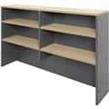 HUTCH SHELVING RAPID WORKER OVERHEAD 1500 X 1070 X 315MM OAKIRONSTONE