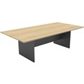 TABLE RAPID WORKER BOARDROOM 2400 X 1200MM OAKIRONSTONE