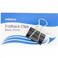 FOLDBACK CLIPS 25MM 12PK