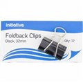 FOLDBACK CLIPS 32MM 12PK