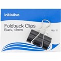 FOLDBACK CLIPS 41MM 12PK