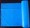 BIN LINER GARBAGE BAG INTERLEAVED FLAT SEAL 950MM X 780MM 80L ROLL BLUE 250PK