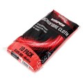 MICROFIBRE CLOTH PREMIUM VISPER 300GSM 400MM X 400MM RED 10PK