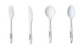 TEASPOON POLYCARBONATE REUSABLE 20PK WHITE